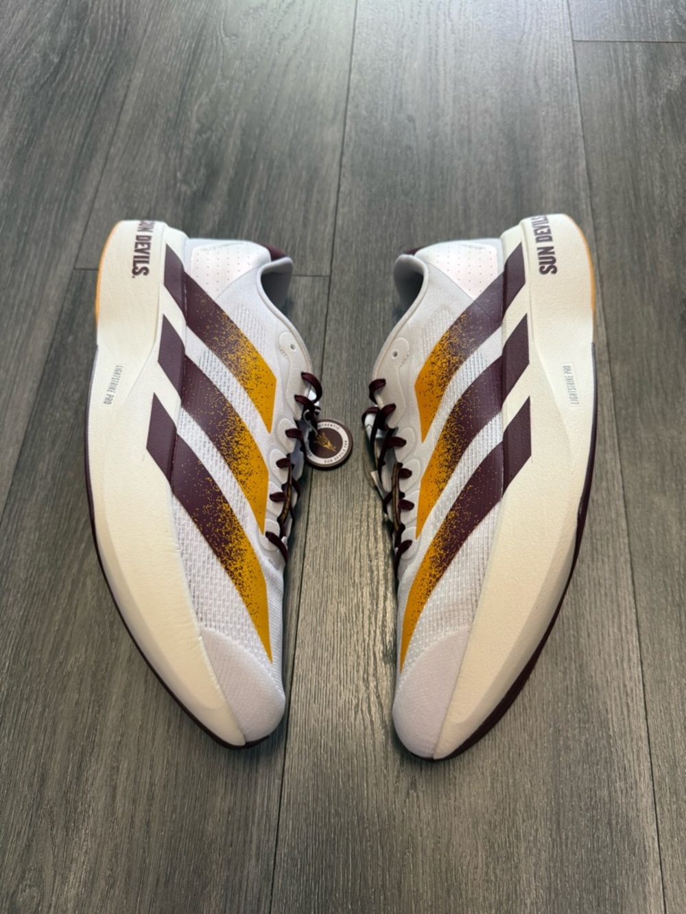 Adidas Adizero Evo SL Arizona ASU Sun Devils Running JQ4572 Men’s new